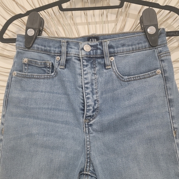 GAP Soft True High Rise Skinny Jeans Medium Indigo Size 26 Long - Picture 6 of 15